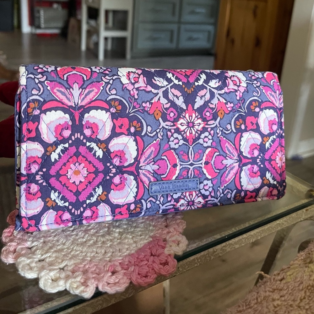 Vera Bradley Magenta Medallion Wallet